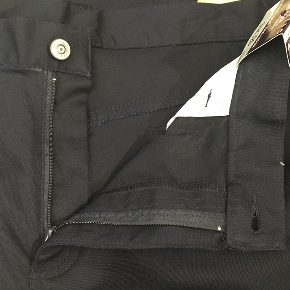 Plus Size Navy Blue Stretch Pants - 20 - Picture 3 of 5